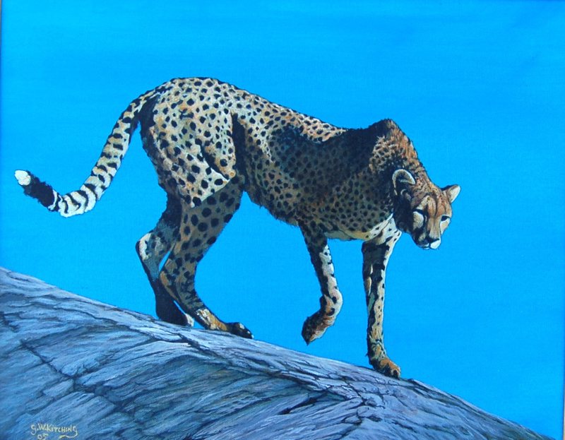 Time to Hunt, oil on canvas painting by George Kitching